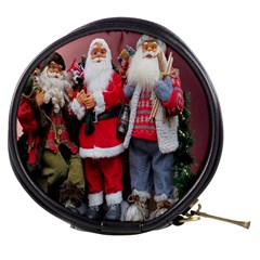 Santa On Christmas 1 Mini Makeup Bag by artworkshop