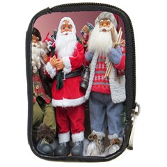 Santa On Christmas 1 Compact Camera Leather Case by artworkshop