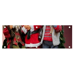 Santa On Christmas 1 Banner And Sign 6  X 2  by artworkshop