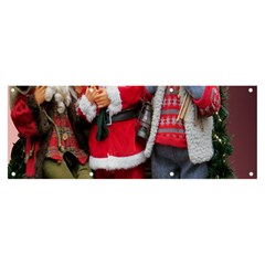 Santa On Christmas 1 Banner And Sign 8  X 3  by artworkshop