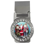 Santa On Christmas 3 Money Clips (CZ)  Front