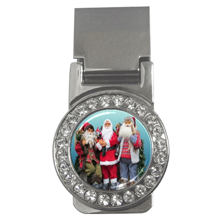 Santa On Christmas 3 Money Clips (CZ) 