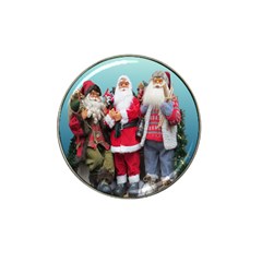 Santa On Christmas 3 Hat Clip Ball Marker (4 Pack) by artworkshop