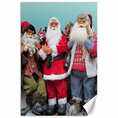 Santa On Christmas 3 Canvas 24  X 36  by artworkshop