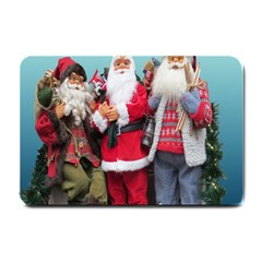 Santa On Christmas 3 Small Doormat  by artworkshop