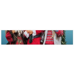 Santa On Christmas 3 Small Flano Scarf by artworkshop