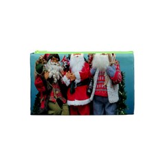 Santa On Christmas 3 Cosmetic Bag (xs) by artworkshop