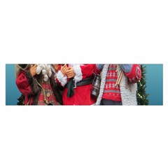 Santa On Christmas 3 Oblong Satin Scarf (16  X 60 ) by artworkshop