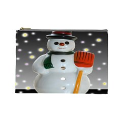 Snowman Cosmetic Bag (large)