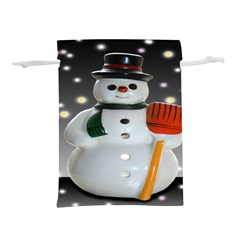 Snowman Lightweight Drawstring Pouch (s)