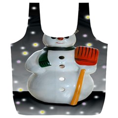 Snowman Full Print Recycle Bag (xxxl)