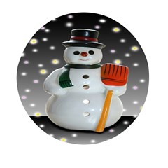 Snowman Mini Round Pill Box (pack Of 5)