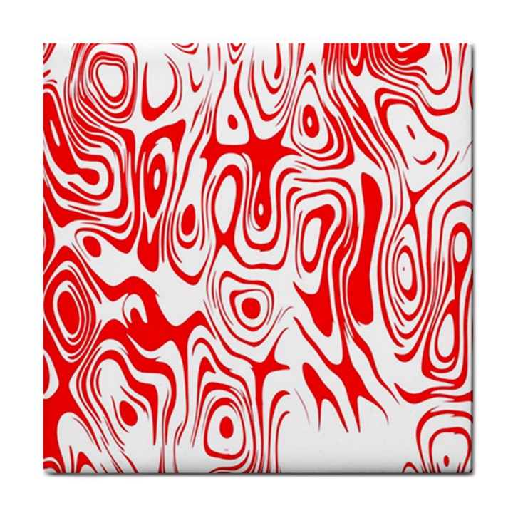 Red Tile Coaster