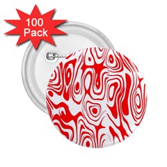 Red 2 25  Buttons (100 Pack)  by nateshop