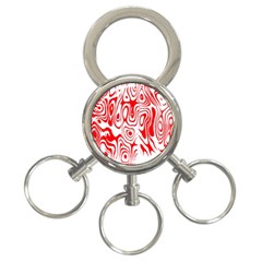 Red 3-ring Key Chain by nateshop