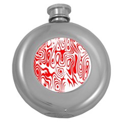 Red Round Hip Flask (5 Oz) by nateshop