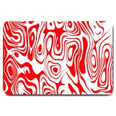 Red Large Doormat  by nateshop