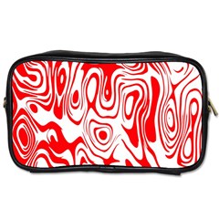 Red Toiletries Bag (one Side) by nateshop