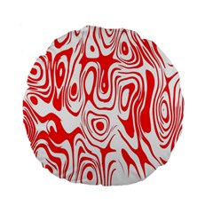 Red Standard 15  Premium Round Cushions by nateshop