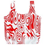 Red Full Print Recycle Bag (XL) Front