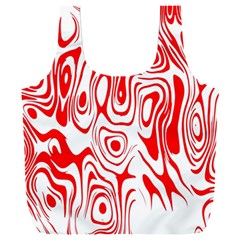 Red Full Print Recycle Bag (xxl) by nateshop