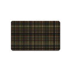 Plaid Magnet (name Card) by nateshop