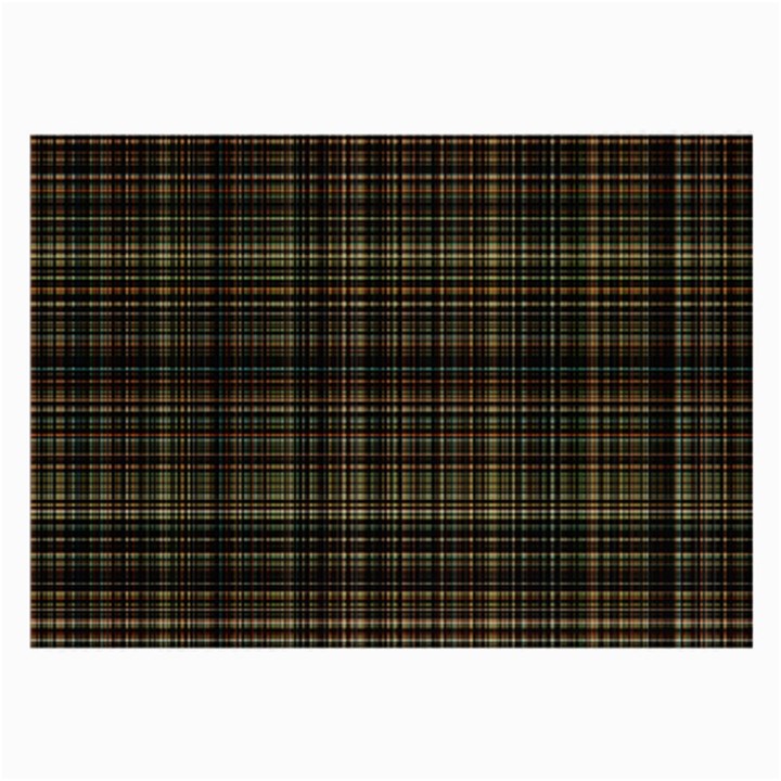 Plaid Large Glasses Cloth