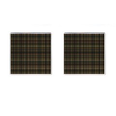 Plaid Cufflinks (square) by nateshop