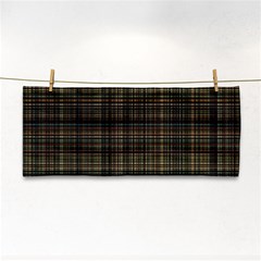 Plaid Hand Towel by nateshop