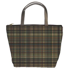 Plaid Bucket Bag by nateshop