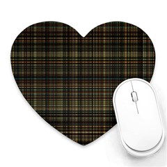 Plaid Heart Mousepads by nateshop