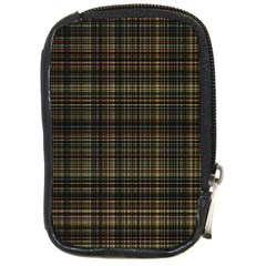 Plaid Compact Camera Leather Case by nateshop