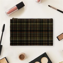 Plaid Cosmetic Bag (medium) by nateshop