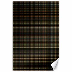 Plaid Canvas 24  X 36  by nateshop