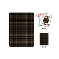 Plaid Playing Cards Single Design (mini) by nateshop