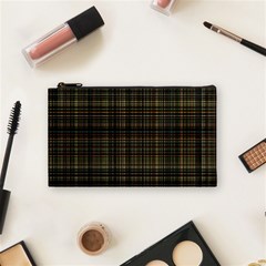 Plaid Cosmetic Bag (small) by nateshop