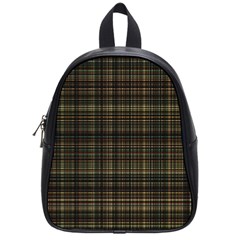 Plaid School Bag (small) by nateshop