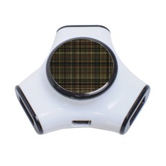 Plaid 3-port Usb Hub by nateshop