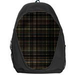 Plaid Backpack Bag Front