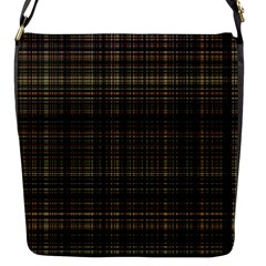 Plaid Flap Closure Messenger Bag (s) by nateshop