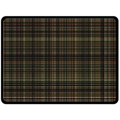 Plaid Double Sided Fleece Blanket (large)  by nateshop