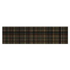 Plaid Oblong Satin Scarf (16  X 60 ) by nateshop