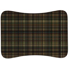 Plaid Velour Seat Head Rest Cushion by nateshop