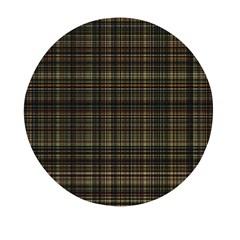 Plaid Mini Round Pill Box by nateshop