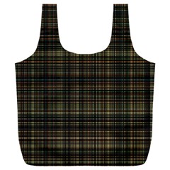 Plaid Full Print Recycle Bag (xxl) by nateshop