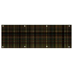 Plaid Banner And Sign 9  X 3  by nateshop