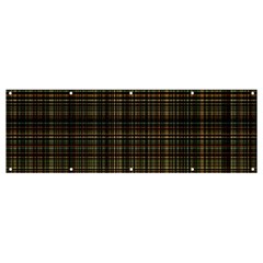 Plaid Banner And Sign 12  X 4  by nateshop