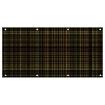 Plaid Banner and Sign 8  x 4  Front