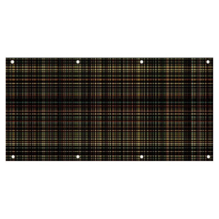 Plaid Banner and Sign 8  x 4 