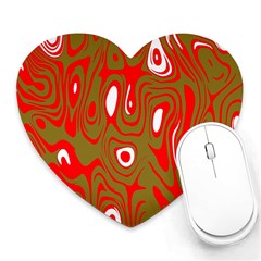 Red-dark Heart Mousepads by nateshop